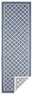 NORTHRUGS - Hanse Home koberce Kusový koberec Twin Supreme 103426 Sydney blue creme – na von aj na doma - 80x350 cm