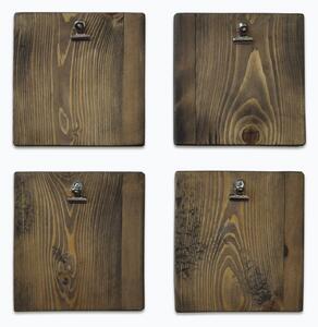 ASIR Dekoratívne drevené rámy QUATRO orech