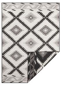 NORTHRUGS - Hanse Home koberce Kusový koberec Twin Supreme 103429 Malibu black creme – na von aj na doma - 160x230 cm