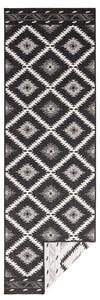 NORTHRUGS - Hanse Home koberce Kusový koberec Twin Supreme 103429 Malibu black creme – na von aj na doma - 80x350 cm
