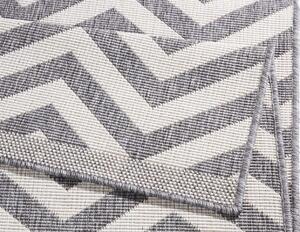 NORTHRUGS - Hanse Home koberce Kusový koberec Twin Supreme 103432 Palma grey creme – na von aj na doma - 240x340 cm