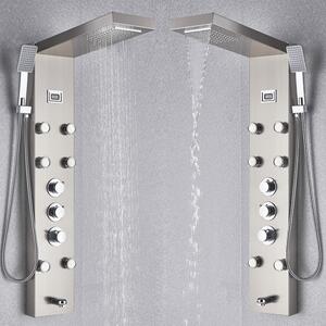 Sprchový panel Theo<span> - </span>Čierna - Čierna