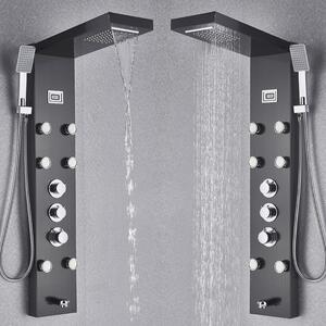 Sprchový panel Theo<span> - </span>Čierna - Čierna