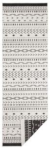 NORTHRUGS - Hanse Home koberce Kusový koberec Twin Supreme 103438 Kuba black creme – na von aj na doma - 80x150 cm