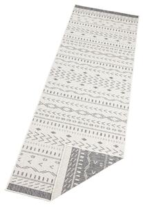 NORTHRUGS - Hanse Home koberce Kusový koberec Twin Supreme 103437 Kuba grey creme – na von aj na doma - 80x350 cm