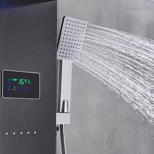 Luxusný LED sprchový panel Jan - 5 režimov<span> - </span>Brúsený Nikel 8012 - Brúsený Nikel 8012