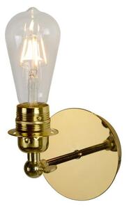 Lucide 08223/01/01 - LED nástenné svietidlo RETRO 1xE27/5W/230V mosadz