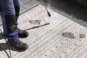 NORTHRUGS - Hanse Home koberce Kusový koberec Twin Supreme 103437 Kuba grey creme – na von aj na doma - 120x170 cm