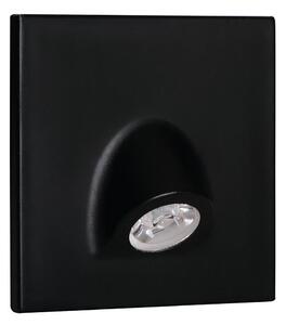 LED Orientačné svietidlo MEFIS LED/0,7W/12V 3000 K čierna