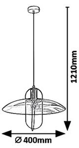 Rabalux 5000 - Luster na lanku VIDA 1xE27/8W/230V