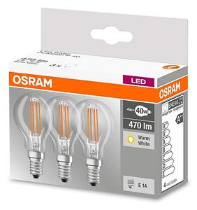 SADA 3x LED Žiarovka VINTAGE P40 E14/4W/230V 2700K - Osram