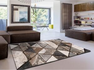 Hnedý koberec Universal Istanbul Triangle, 60 x 120 cm