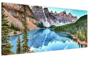 Obraz - Moraine lake (120x50 cm)