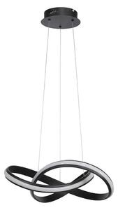 LED stmievateľný luster na lanku SALO LED/28W/230V 3000K čierna