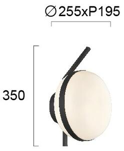 Nástenné svietidlo PALMA 1xE27/40W/230V čierne