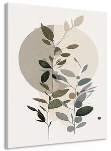 Obraz minimalistické rastlinky v boho štýle Varianta: 40x60