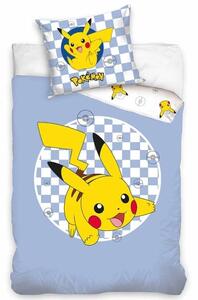 Carbotex Bavlnené obliečky 140x200 + 70x90 cm - Pokémon Jedinečný Pikachu