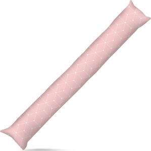 Tesniaci valec do dverí a okien CUBES & CO 85x15 cm - ružový