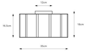 Markslöjd 109134 - Stropné svietidlo OLEA 2xE27/11W/230V priemer 35 cm ľan