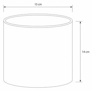 BRILAGI - Univerzálne tienidlo BOBO E27 pr. 15 cm biela/jednorožce