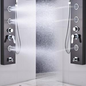 Sprchový panel Loran Simple 6 funkcií<span> - </span>Brúsený nikel - Brúsený nikel