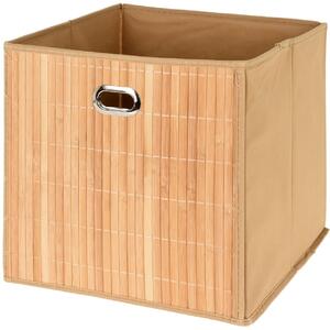 Úložný box Bamboo, 30,5x31x31 cm, hnedá