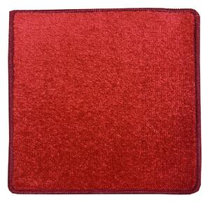 Betap koberce Kusový koberec Eton 15 červený štvorec - 120x120 cm