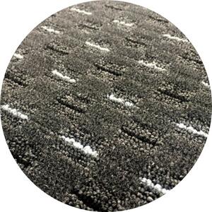 Vopi koberce Kusový koberec Valencia antracit guľatý - 57x57 (průměr) kruh cm