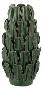 Váza zelená keramická 2ks set dekorácia VELVET