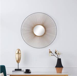 Eglo 425033 - Nástenné zrkadlo ESASHI pr. 76 cm zlatá/čierna