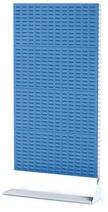 Perforovaný stojan s panelmi na boxy, 4 poschodia, prístavné pole