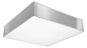 Stropné svietidlo Horus, 1x sivé plastové tienidlo, (biely plast), (55 cm)