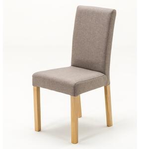Jedálenská stolička FIX buk prírodný/sivá