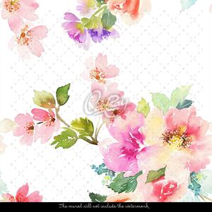 Fototapeta Jemné minimalistické kvety Samolepící 250x250cm