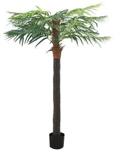 Umelá palma Phoenix s kvetináčom 215 cm zelená