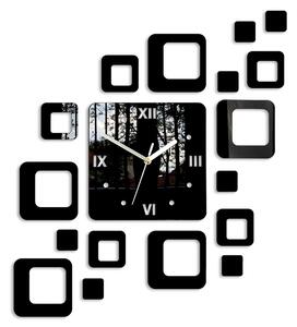 Moderné nástenné hodiny ROMAN (nalepovacie hodiny na stenu)