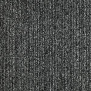 Kobercový štvorec Cobra Lines 5650 čierna - 50x50 cm