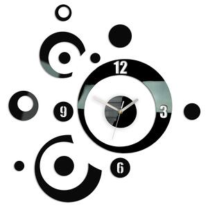 Moderné nástenné hodiny PLANET (samolepiace hodiny na stenu)