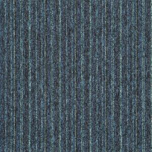 Kobercový štvorec Sonar Lines 4583 modrozelený - 50x50 cm