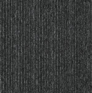Kobercový štvorec Sonar Lines 4178 čierny - 50x50 cm
