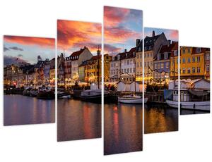 Obraz - Nyhavn, Kodaň (150x105 cm)