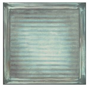 Obklad modrý lesklý vzhľad sklobetón 20,1x20,1cm GLASS BLUE BRIC