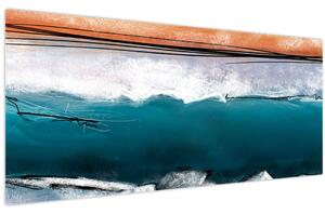 Obraz - Abstrakcia (120x50 cm)