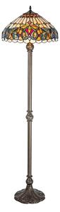 Brilagi - Tiffany vitrážová stojacia lampa LUISA 2xE27/60W/230V