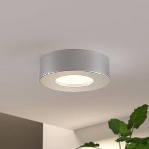 Prios LED stropné svietidlo Edwina, strieborné, 12 cm, sada 10 ks