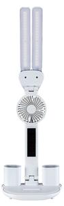 Rabalux 74030 - LED stmievateľná stolová lampa s ventilátorom NOVILO LED/7W/5V