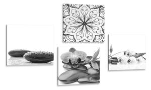 Set obrazov vôňa pokoja Feng Shui Varianta: 4x 40x40