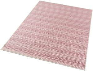 NORTHRUGS - Hanse Home koberce Kusový koberec Botany Pink 103308 – na von aj na doma - 70x200 cm