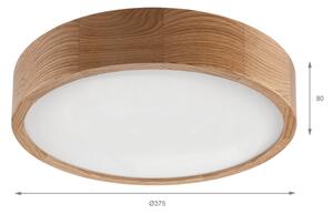 Brilagi - LED stropné svietidlo CARVALHO LED/36W/230V dub, priemer 37,5 cm