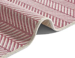 NORTHRUGS - Hanse Home koberce Kusový koberec Botany Pink 103308 – na von aj na doma - 70x140 cm